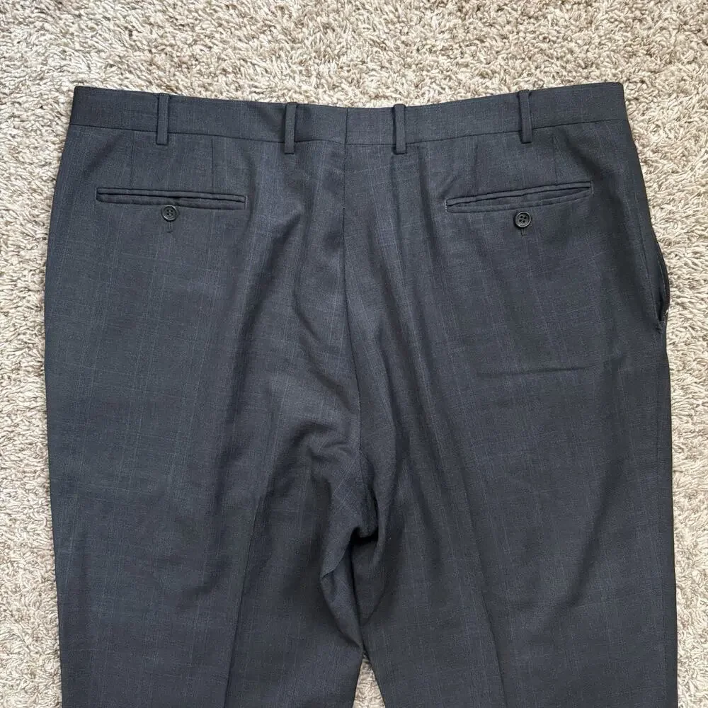 Canali Made In Italy Grey Suit And Pants 2 Button 100% Wool Size 42R Size 36W